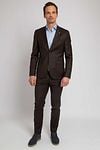 Suitable Suit Strato Wool Brown Model / Voorkant
