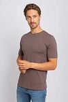 Suitable Respect T-shirt Jim Taupe Model / Voorkant