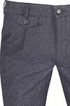 Suitable Chino Pico Pleat Navy Product / Detail