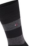 Tommy Hilfiger 2-Pack Sokken Streep Uni Zwart Product / Detail