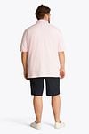 Tommy Hilfiger Big & Tall Polo Shirt Pink Model / Achterkant