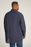 Tommy Hilfiger Big And Tall Shirt Poplin Navy Model / Achterkant
