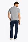 Tommy Hilfiger Linen Piqué Polo Shirt Grün Model / Achterkant