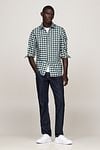 Tommy Hilfiger Oxford Shirt Checks Green Model / Voorkant