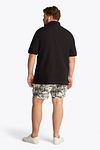 Tommy Hilfiger Big & Tall Polo Shirt Black Model / Achterkant