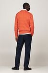 Tommy Hilfiger Pullover Cable Orange Model / Achterkant