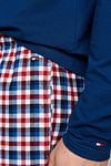 Tommy Hilfiger Pyjama Set Ruit Navy Model / Detail