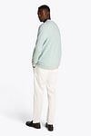 Tommy Hilfiger Structure Trui Mint Green Model / Achterkant