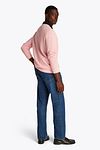 Tommy Hilfiger Structure Trui Pink Model / Zijkant