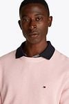 Tommy Hilfiger Structure Trui Roze Model / Detail