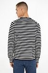 Tommy Hilfiger Trui Stripe Navy Model / Achterkant