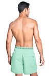 Muchachomalo Swimshort Turquoise  Model / Achterkant