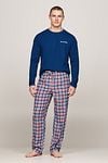 Tommy Hilfiger Pyjama Set Ruit Navy Model / Voorkant