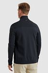 Vanguard Cardigan Viscose Dark Blue Model / Achterkant