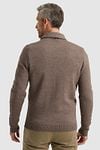 Vanguard Cardigan Mix Laine Marron Model / Achterkant