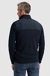 Vanguard Cardigan Modal Navy Model / Voorkant
