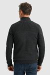 Vanguard Cardigan Wool Blend Anthracite Model / Achterkant