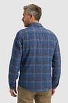 Vanguard Hemdjacke Brushed Karos Blau Model / Achterkant
