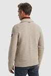 Vanguard Overshirt Button Beige Model / Achterkant