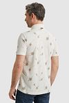 Vanguard Poloshirt Druck Ecru Model / Achterkant