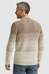 Vanguard Pull Knitted Rayures Beige Model / Achterkant