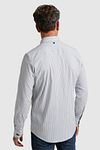 Vanguard Shirt Stripes Light Blue Model / Achterkant