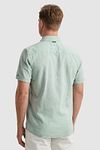 Vanguard Short Sleeve Shirt Linen Green Model / Achterkant