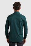 Vanguard Shirt Dark Green Melange Model / Achterkant