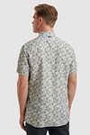 Vanguard Short Sleeve Hemd Print Blau Grün Model / Achterkant