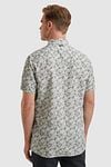 Vanguard Short Sleeve Shirt Print Blue Green Model / Achterkant