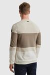 Vanguard Pullover Stripe Beige Model / Achterkant