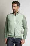 Vanguard Zip Cardigan Green Model / Voorkant