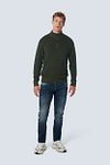 No Excess Half Zipper Vert Foncé Model / Voorkant