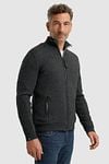 Vanguard Cardigan Wool Blend Anthracite Model / Voorkant