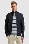 Vanguard Cardigan Viscose Dark Blue Model / Voorkant