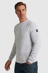 Vanguard Pullover Structure Grey Model / Zijkant