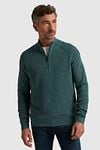 Vanguard Pullover Half Zip Green Model / Voorkant
