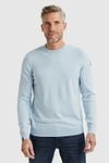 Vanguard Pullover Slubs Light Blue Model / Voorkant