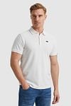 Vanguard Knitted Polo Shirt Ecru Model / Voorkant
