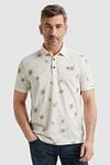 Vanguard Poloshirt Druck Ecru Model / Voorkant