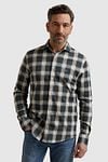 Vanguard Shirt Checks Dark Blue Model / Voorkant