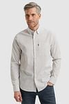 Vanguard Shirt Dobby Stripe Beige Model / Voorkant