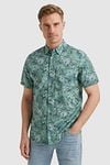 Vanguard Short Sleeve Shirt Print Green Model / Voorkant