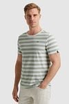 Vanguard T-Shirt Stripes Green Model / Voorkant