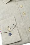 R2 Overhemd Linen Blend Light Green Product / Detail