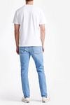 King Essentials The Steve T-Shirt White Model / Achterkant