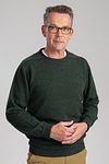 William Lockie Rosemary Lambswool Groen Model / Voorkant