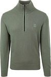 BOSS Kanobix Half Zip Sweater Green 50494387-341 order online | Suitable