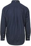 Gant Casual Overhemd Poplin Navy Product / Achterkant