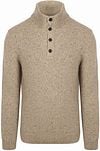 Gant Mocker Pullover Wool Blend Sand order online | Suitable